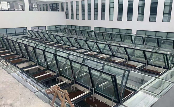 百安科技有限公司近期华池排烟窗项目案例分享 百安科技有限公司近期华池排烟窗项目案例分享